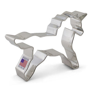 Unicorn Cookie Cutter 4 1/2"