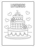 Cake and Sweets Activity Pages Instant Digital Download - 26 maze, word search, word scramble, dot to dot and coloring pages 8 1/2" x 11"