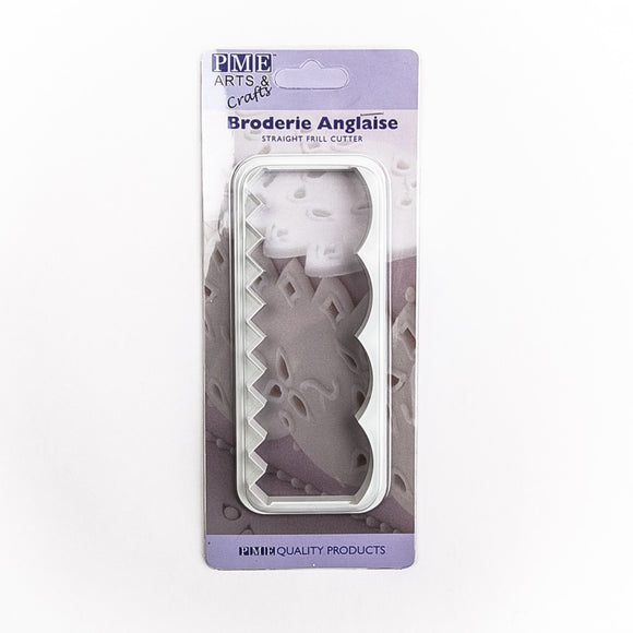 Broderie Anglaise Straight Frill Cutter by PME