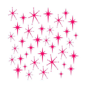 Retro Stars Cookie Stencil/Independance Day/4th of July Holiday by Cookie Countess