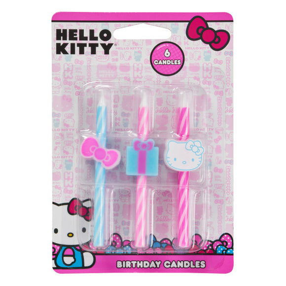 Hello Kitty Birthday Candles - Pack of 6