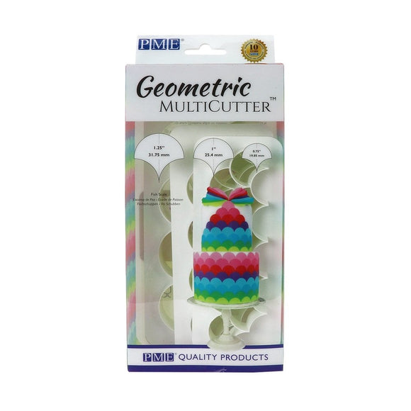 Geometric MultiCutter - Fish Scale Set of 3 by PME